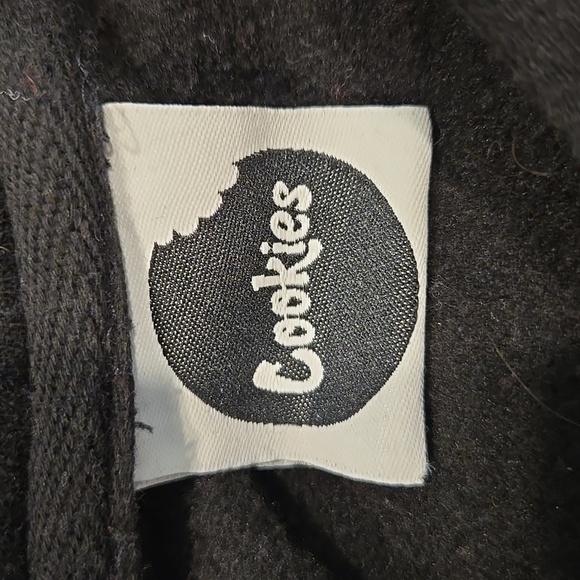COOKIES BLACK KID'S HOODIE. SIZE LARGE. - Picture 3 of 10